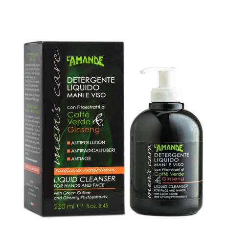 Detergente Liquido Mani e Viso Men's Care L'Amande